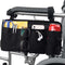 Wheelchair Side Bag with Cup Holder,Wheelchair Armrest Accessories Storage Pouch for RollatorWalkerPower