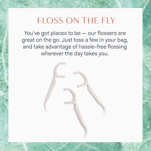 Better & Better Floss Picks, Box of 200, Unflavored Vegan Dental Floss Picks for Adults & Kids