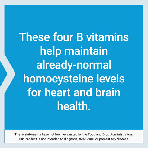 Life Extension Homocysteine Resist, Heart & Brain Cognitive Health Support Supplement, 60 Vegetarian Capsules