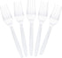 Plasticpro Clear Plastic Forks Disposable Cutlery Utensils, 50 Count