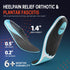 PCSsole Plantar Fasciitis Insoles for Men Women, Heavy Duty High Arch Support Inserts for Flat Feet Pain Relief