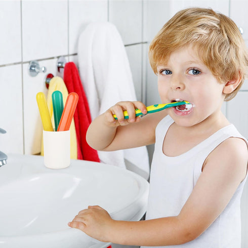 4 Pack Toothbrush Cases, Portable Toothbrush Holder, Plastic Toothbrush Carrier for Traveling, Home