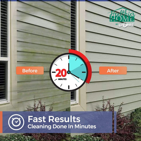 Chomp! Microfiber Gutter Cleaner Tool - Ultimate Gutter Cleaning Smop for All Types of Rain Gutters