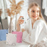 Teircno 2 PCS Corduroy Period Bag for women, Cute Sanitary Napkin Storage Bag Portable Period Pouch with Zipper