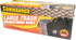 Commander 20-30 Gallon Black Drawstring Trash Bags, 1.0 MIL, 30" x 33", Pack of 28