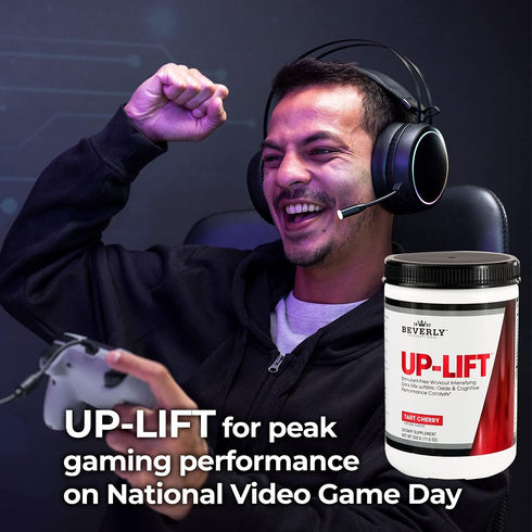 Beverly International Up-Lift 330 grams Workout Energy Drink Mix, Stimulant Free, Nitric Oxide & Cognitive Catalysts
