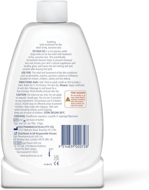 QV Bath Oil, 250ml