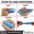 CanDo TheraPutty Standard 4oz Blue Firm Hand Exercise Putty for Rehabilitation and Strengthening