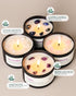 Set 4 Pack 26 oz 200 AOOVOO Crystal Soothing Candles for Women - Soy Wax Candle for Home Scented, Hour Long Lasting