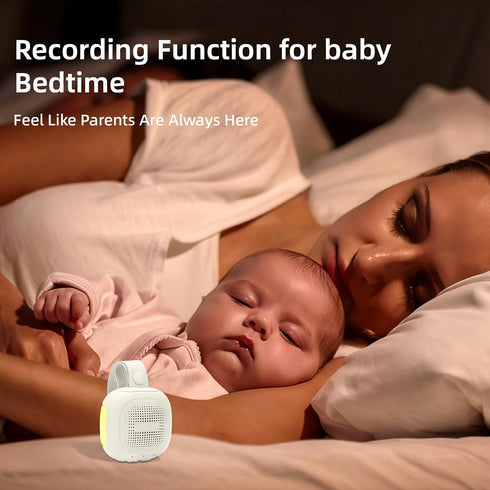 PYJCLYRA 16 3 3 30 Magnetic Portable White Noise Machine with Soothing Sounds Night Lights Sleep Timers Memory
