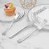 50 Pack 6.9 Inch Heavy Duty Silver Plastic Spoons, Disposable Serving Utensils for Catering, Parties, Dinners, Weddings