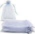 100pcs 4x6 Inches Drawstrings Organza Gift Candy Bags - Wedding Favors (Gray)