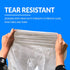 Reli. SuperValue Heavy Duty Trash Bags, 55-60 Gallon, Clear, 50 Count, Made in USA, Multi-Use Garbage Bags