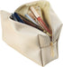 Small Portable Makeup Bag for Women, Waterproof Cosmetic Pouch for Travel, Toiletry Bag (Beige, Normal)