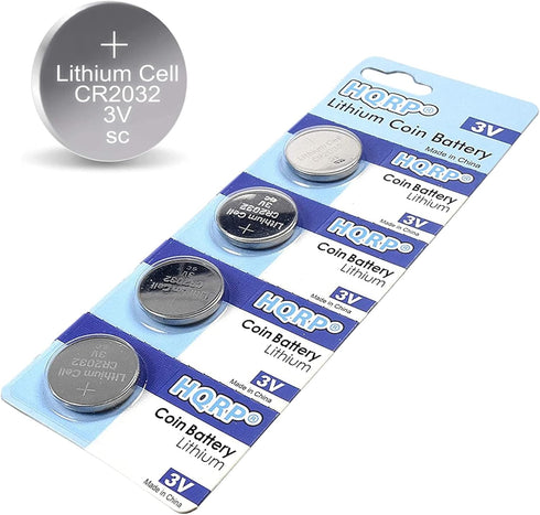 HQRP 4-Pack Lithium Battery for One Touch Ultra2 Blood Glucose Meter, Sugar Monitor