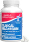 Triple Magnesium Complex 400 mg, 90 Vegan Capsules, Clinical Magnesium Supplement for Optimal Muscle, Nerve, and Bone