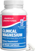 Triple Magnesium Complex 400 mg, 90 Vegan Capsules, Clinical Magnesium Supplement for Optimal Muscle, Nerve, and Bone