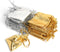 Wudygirl 100 PCS Drawstring Satin Bags Mixed Gold Silver, 3.54X4.72 inches for Jewelry Wedding Party