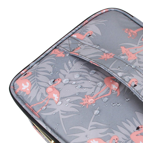 Teamoy Travel Makeup Brush Organizer, Cosmetic Brushes Bag Case with Compartment for Brushes and Beauty Essentials,
