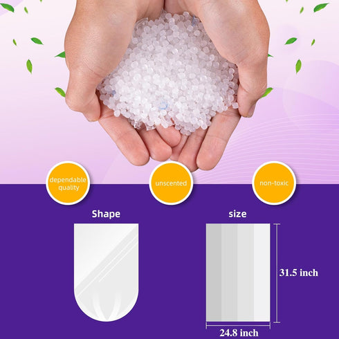heihaily 13-Gallon 3 75 Counts Tall-Kitchen Trash-Bags Garbage Bag - Unscented Strong Large Outdoor Clear White Plastic