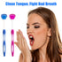 Tongue Scraper Brush - 3 Pack (Blue, Green, Red) | Helps Fight Bad Breath, Tongue Cleaner, Tongue Brushes