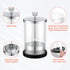 TASALON Barber Jar (25 oz) - Stainless Cap and Durable Glass, Disinfectant Jar with Removable Basket for Salon or Nail