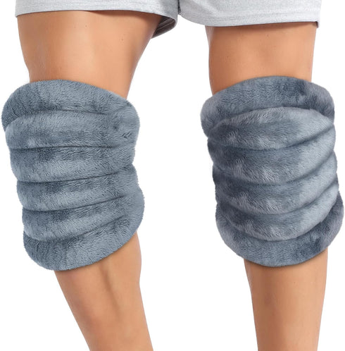 Atsuwell Microwave Heating Pad for Knee Pain Relief, Microwavable Heated Knee Wrap for Muscle, Joint Treatment, 2 Packs