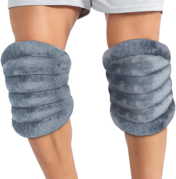 Atsuwell Microwave Heating Pad for Knee Pain Relief, Microwavable Heated Knee Wrap for Muscle, Joint Treatment, 2 Packs