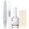 Makartt Nail Glue Remover Kit, for Press on Nails, 10ML Glue Off, Nail File Buffer, Cuticle Oil