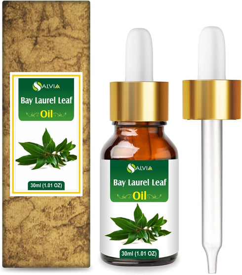 Salvia Bay Laurel Leaf Oil (Laurus Nobilis) - 100% Pure & Natural Undiluted Essential Oil, 30ml