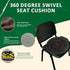 360 Degree Swivel Seat Cushion for Car or Chair,Rotating Seat Cushion Pivot Disc Pad for Elderly,Swivel Car Seat Chair