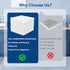LOMHODWA 15 Inch 15 (20) Trash Compactor Bags,Fits Rectangular Drawer Compactors, White Heavy Duty Compressed For Home