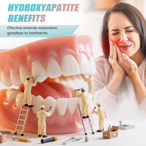 Xinlly 24 Niacinamide Whitening Toothpaste, Hydroxyapatite Toothpaste, Effectively Whitens Teeth, Protects Tooth