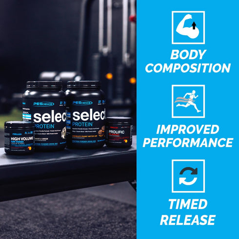 PEScience Select Protein Powder - Whey and Casein Blend, Low Calorie, Peanut Butter Cookie, 5 Servings