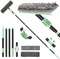 Window Squeegee Set 2-in-1 Window Cleaning Tool 73.6In Pole, Window Cleaner Squeegee
