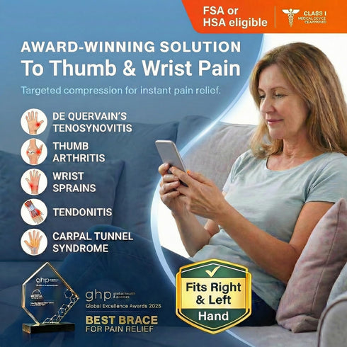 Thumb Support Brace | Upgraded Thumb Spica Splint Stabilizer Pain Relief Night Support for De Quervain s Tenosynovitis