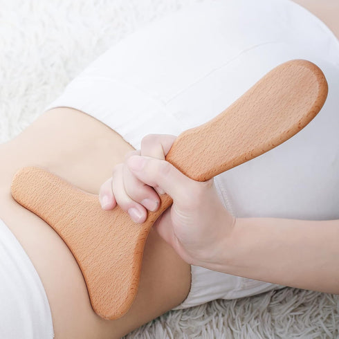 Komogir Wood Therapy Massage Tool Wooden Lymphatic Drainage Massager Body Sculpting Tools