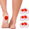Gel Heel Pads for Shoes, Plantar Fasciitis Cups for Pain Relief, Silicone Cushions, Protector Insoles, 3 Pairs (S/M)