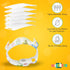 Wipeband 6-Layer Nose Wipes | Kids Wearable Bracelet with Built-in Nose Tissues | Soft Laminated Tissues | Convenient