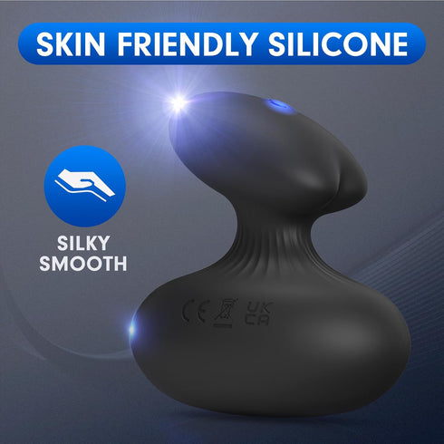 MANFLY Fully Waterproof Massage Ball, Portable Handheld Neck Massager, Multifunctional Rechargeable Muscle Massage Tool