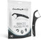 SOMETHING NICE Floss Picks for Braces, Mint Flavored with Rubber Band Hook & Tongue Scraper, 90-Pack