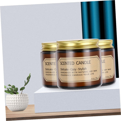 Set 3pcs Chic Scented Candle - Aromatherapy for Relaxation and Meditation