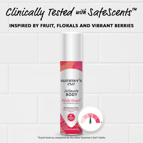 Summer's 2 oz Eve Daily Refreshing Feminine Spray, Blissful Escape, Daily Body Spray for Women, Feminine Care that