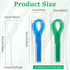 200 Pcs Dental Floss Threaders, Deep Clean Floss for Braces, Nylon Loop Design for Oral Care Tools