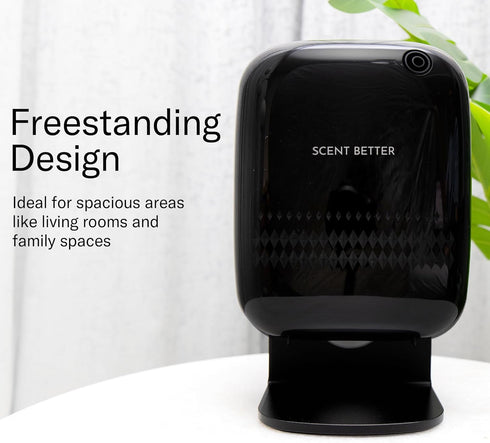 Scent Better Pro - Smart Bluetooth Essential Oil Diffuser for Home, Hotel, Spa, Office, Waterless - Includes Free Linen