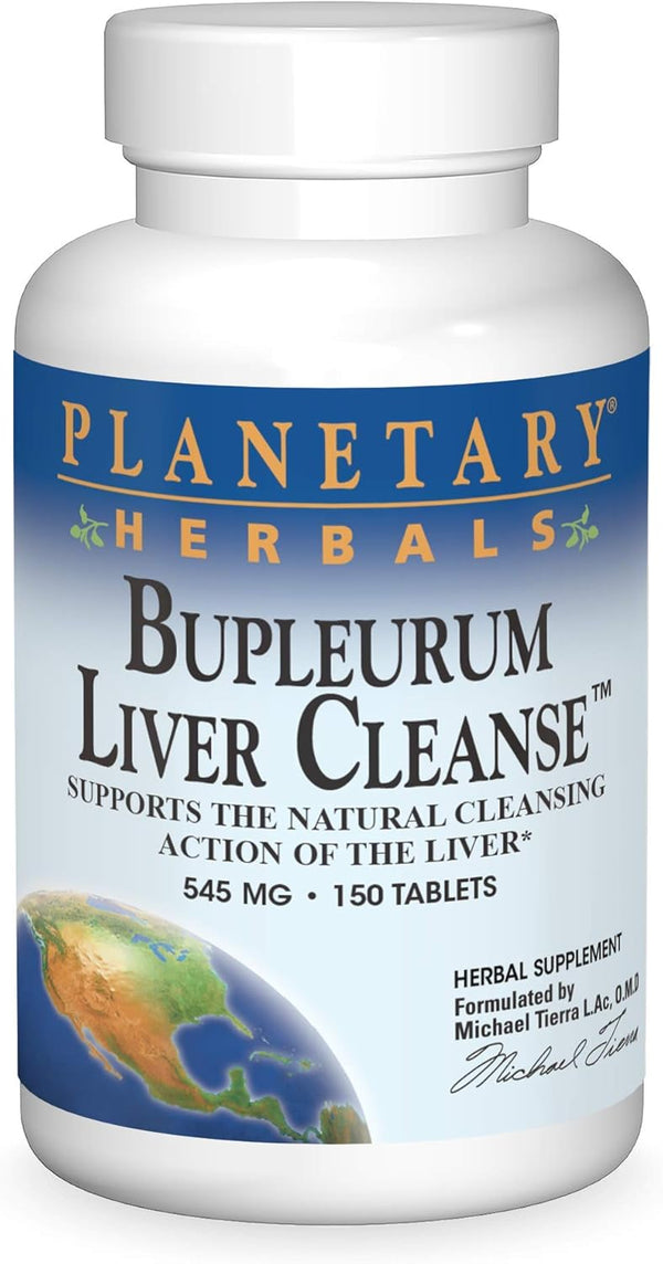 Planetary Formulas Herbals Bupleurum Liver Cleanse 545 mg - 150 Tablets