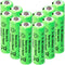 12 Pack 1.2V AA NIMH 900mAh Rechargeable Batteries for Solar Lights, String Lights, Mouse, Keyboard