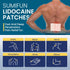 Sumifun 4% Lidocaine Pain Relief Patches, 30 Count Maximum Strength Numbing Gel Patch for Muscle Soreness