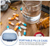 Weekly Pill Organizer - Portable Multi-Grid Medicine Dispenser for Purse