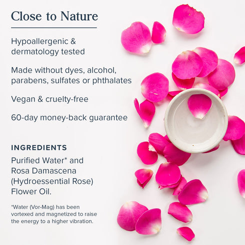 Heritage Store Rosewater - Refreshing Facial Splash for Glowing Skin, Vegan & Cruelty Free (8oz, 3pk)